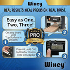 Wixey Digital Planer Gauge – Electronic Digital Readout & Thickness Measuring Tool – Accurate Calibration & Digital Dimensions – Perfect Portable Planer Accessory for Woodworking Upgrade