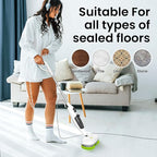 Elev8 Prestige Electric Steam Mop – 15-in-1 Detachable Floor Scrubber with 3 Steam Modes – Electric Mop for Hardwood Floors, Kitchen Hoods & Worktops Cleaning