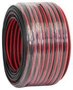 Rockville RED 14G100 14 Gauge 100 Ft Speaker Wire, 100% OFC Copper, Flexible PVC Jacket, Red Insulation, for Car Audio and Home Theater