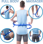 Body Back Buddy Classic USA Made Handheld Full Body Massage Cane Pressure & Trigger Point Massage Tool for Deep Tissue Pain Relief - Dual Massage Hooks for Back, Shoulder, Neck. Manual Back Massager