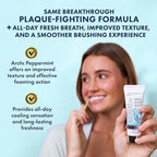 LIVFRESH Toothpaste Gel, Clinically Proven to Remove Plaque 250% Better, Improves Gum Health 190% Better, Reduces Tartar Buildup, Fights Bad Breath, Lasting Cooling Effect, SLS Free, Arctic Peppermint
