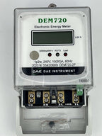 DAE DEM720-2P, 240V Electric kWh Submeter, RS485, 1P2W (2 hot wire), 50A, Internal CT