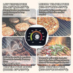 Trapezoid Upgraded Digital Thermostat Control Board (AC03P7) Replacement for Pit Boss P7-340/P7-540/P7-700/Austin XL P7-1000/440FB1 Wood Pellet Grills Matte Black with RTD Temperature Probe