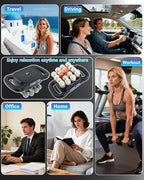 16-Head Massage Gun, Deep Tissue Percussion Massager with 9 Modes & 9 Intensities, 2600mAh Battery Back Bassager for Pain Relief Deep Tissue for Muscle Pain Relief in Back, Legs, Shoulders