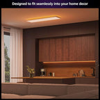 Philips Hue Datura Smart Ceiling Panel (Rectangular 11.81in x 47.24in) White & Color Light, Bluetooth Compatible,Voice Control with Alexa, Apple Home & Google Assistant