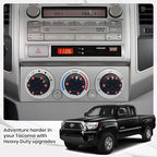 2nd Gen Tacoma Accessories AC Knob Upgrade - 2005,2006,2007,2008,2009,2010,2011,2012,2013,2014,2015 Tacoma Climate Control Dial Mods Set - 2nd Gen Tacoma Mods - for Toyota Interior Replacement Kit