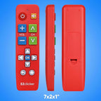 Samsung Replacement TV Remote Compatible with Samsung TV's ONLY (Red) Big Button TV Remote Control, Simplified and Easy to Use (2xAAA Batteries not Included)