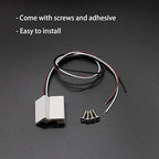 VictorsHome Magnetic Reed Switch NC NO COM Surface Mount Wired Door Window Contact Sensor with Adhesive Paper for Home Security and Burglar Alarm Systems MC-38 5pcs