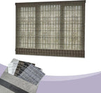 Graywind Custom Natural Roman Shades Blinds Plain Fold for Doors Bedroom (Fabric Samples)