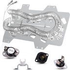 DV42H5200EP A3 DV42H5200EF A3 DV5451AEW XAA DV40J3000EW A2 DVE50R5400V A3 DV219AEW XAA Dryer Heating Element And Thermostat Replaces For Samsung DV395ETPASU A1 DV448AEP XAA DV350AEW XAA DV330AEB XAA