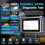 2026 Foxwell NT909 OBD2 Scanner Diagnostic Tool, All System Bidirectional Scanner Code Reader 30+ Resets, ECU Coding, CAN FD/DOIP, V.A.G Guide, 3 Yrs Free Update, Upgrade of NT726 NT809BT