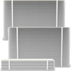 （3 Pack）401 Filter Replacement Compatible with AprilAire 2400, Space-Gard 2400 Whole-House Air Purifier, MERV-10 Furnace Filter, 16x25x6 Air Filter（incloud 2 Pleat Spacers）