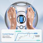 Foot Massager for Neuropathy, EMS TENS Foot Stimulator for Circulation and Pain Relief, TENS Unit Muscle Stimulator with 4 Electrode Pads, FSA Eligible Items Only List HSA, Fits Up to 11"