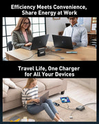 380W USB C Charger Block,with 4 USB Cables 8-Port USB C Charging Station Dual 100W Laptop Charger Fast Charger Type C Charging Block for MacBook Pro, Dell XPS, iPhone, iPad, Tablet (Bright Black)