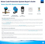 YoLink X3 Version Smart Water Leak Protection Kit: X3 Valve Controller, Bulldog, (4) Leak Sensors & Hub