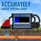 PQWT GT500A Groundwater Finder 500M Depth Water Locator for Well Drilling with Pipeline Leak Detector Water Leak Locator
