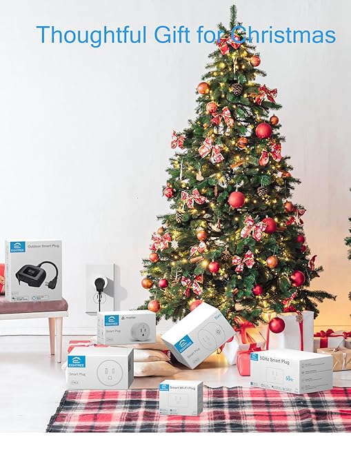EIGHTREE 15A Smart Plug, Wi-Fi & Bluetooth Smart Outlet for High-Power Home Appliances, Works with Alexa & Google Home, Easy Setup, Timer & Remote Control, FCC & ETL Certified, 2.4GHz Wi-Fi Only
