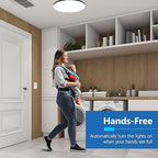 LIDER Humidity Sensor Switch and Motion Sensor Light Switch, PIR Sensor, Humidity Detection, Occupancy/Vacancy, No Neutral Required, ¼ HP, 1-Pole, UL Listed, White, Wall Plate Included, 2 Pack