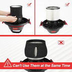 Shop-Vac 90304 Cartridge Filter and 90585 Foam Sleeve Filter, for Most Shop-Vac Wet/Dry Vacuum Cleaners 5 Gallon and Above, Brush Tool Included, Replace Parts # 9058500,9030400,9034400, 3 Pieces