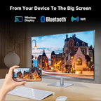 KTC 32 Inch 4K Smart Monitor, Google System UHD (3840x 2160) Smart Monitor with Speakers, Netflix Licensed, Type-C 65W PD, WirelessDisplay, HDR, Bluetooth, Hey Google Voice Remot, VESA Support, A32Q8