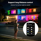MIWISE Matter LED Controller,Dimmable WiFi Controller for LED Strip Light,Works with Alexa/Google Assistant/Homekit/Apple Home/Siri,for Single Color/CCT/RGB/RGBCCT/RGBW COB LED Strip Light,DC12-48V