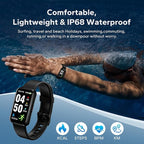 pixtlcoe Fitness Smart Trackers with 24/7 Health Monitoring,Heart Rate Sleep Blood Oxygen Monitor/Calorie Steps Counter Pedometer Activity Tracker/Smart Notifications for Men Women