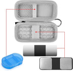 Heart Monitor Case Compatible with AliveCor Kardia Mobile ECG/for KardiaMobile 6L for Apple and Android Device - CASE ONLY (Black)