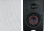 Rockville Pair WA658 240W in-Wall Speakers, 6.5" Kevlar Woofer, Silk Dome Tweeter, Magnetic Grilles, 3-Position Tweeter Control, 8-Ohm, for Home Theater & Whole-House Audio