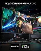Silkland 80Gbps DisplayPort 2.1 Cable 5FT [VESA Certified], [8K@240Hz, 4K@540Hz 360Hz 240Hz] DP 2.1 Cable, HDR HDCP DSC 1.2a Display Port Cord Compatible FreeSync G-Sync Gaming Monitor 4090 7900XTX