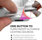 MAGNIPROS Patented 3X Large LED Page Magnifier for Reading | Eye Caring 3 Color Light Modes & Anti-Glare Lens to Reduce Eye Strain-Perfect for Small Prints, Aging Eyes, Low Vision and Seniors