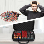 Arkeiliy Battery Organizer, Battery Organizer Storage Case with Tester BT-168, Waterproof Battery Holder Box Holds, Battery Case Organizer 145+ AA AAA C D 9V Batteries (Batteries are Not Included)