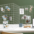 Koretech Grid Wall Panels 3 Pcs, Commercial Grade Gridwall Panels, Metal Grid Wall Panel Display Stand, You Can DIY 6 Pack 2'x3' or 3 Pack 2'x6', White