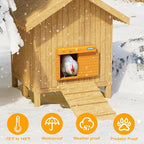 Automatic Chicken Coop Door Battery Powered, Chicken Door with Timer & Light Sensor, Chicken Coop Door with Anti-Pinch Feature