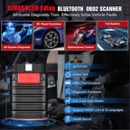 KINGBOLEN Ediag OBD2 Scanner Bluetooth, Bidirectional Scanner All System Diagnostic Tool for iOS & Android, Active Test,15+ Reset Function, FCA AutoAuth, 1 Year Update