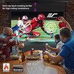 Elite Screens Saker Tab-Tension AcousticProUHD RC1 Kit, Acoustically Sound Transparent Projector Screen, SKT110UH2-E24-AUHD