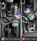 USB Type C to Lightning Cable [3FT/6FT], 2Pack Coiled iPhone Charger Cable Fast Charging for Car [Apple MFi Certified] Short USBC iPhone Cord Compatible with iPhone14/13/12/11/8/Plus/iPad/CarPlay-Red