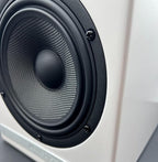 Audioengine HDP6 Passive Speakers Bookshelf Speakers Pair | Home Stereo High-Powered 2-Way Desktop Speakers | AV Receiver or Integrated Amplifier Required (White)