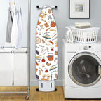 Extra Thick Ironing Board Cover and Pad, 15x54 Ironing Board Cover, Resist Scorching and Staining,Elastic Edges,Art of Life Iron Sew Laundry