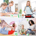TimeLumi 60-Minute Visual Timer for Kids, Time Management Tool Study Classroom Timer, Home Edition Silent Countdown Timer for Toddler, Teachers and Adults (Green)