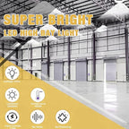2Pack UFO LED High Bay Light 250w, 5000K,36,000LM, 5 ft cable with Us Plug UL Certified Plug,Hanging HookIP65 Commercial Warehouse Area Light for Wet Location Area, Workshop, Garage, Factory Barn