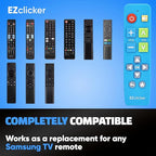 Samsung Replacement TV Remote Compatible with Samsung TV's ONLY (Blue) Big Button TV Remote Control, Simplified and Easy to Use (2xAAA Batteries not Included)