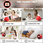Smart Alarm Clock for Kids, AI Voice Assistant Clock with Chat, Ok to Wake Clock, 12 White Noise Sounds, Sleep Trainer, Time Management Tool, Music Player via TF/MP3 Card, Weather Forecast