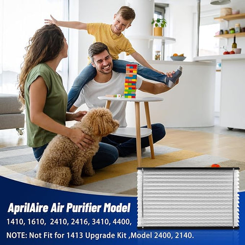 2-Pack 413 Replacement Filter, Compatible with Aprilaire 1410, 1610, 2140, 2416, 3410, 4400, 16x28x4 Inches MERV 13 Furnace Air Filter