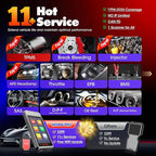 Autel Scanner MaxiDIAG MD906 PRO All System Diagnostic Tool, 2026 MD906PRO Same as MD909 PRO Bluetooth Ver. of MaxiCOM MK808S MX808S, 11 Service, Upgrade of MD808Pro MD806, CAN FD, No Subscription Fee
