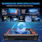 LAUNCH X431 CRP919E OBD2 Scanner, 2026 Bidirectional Scan Tool As CRP919EBT, ECU Code, 35+ Services, Active Test, All System Diagnose, CANFD & DOIP, FCA SGW, Android 10.0, 160+ Brands, 2 Year Update