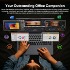 Moxalc Laptop Computer, 15.6" 16GB RAM 512GB SSD AMD Ryzen R3 3200U(up to 3.5 GHz) Radeon Vega 3 360° Yoga FHD IPS Touchscreen Notebook Win 11 Pro Office Suite 2.4G&5G WiFi 5 BT 5.0 Blacklit Keyboard