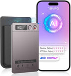 AI Voice Recorder, Transcribe & Summarize, AI Noise Cancellation Technology, Supports 152 Languages, 64GB Memory APP Control Audio Recorder for Lectures, Meetings, Calls (Starlight)