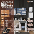 Avana Acoustic Wood Wall Panels – 47.2 x 12.6 Inch Smoke Oak Acoustic Panels 1 PC – Wall Panels For Interior Wall Decor for Homes, Offices, Studios – Modern Sturdy & Durable Wood Panels For Wall