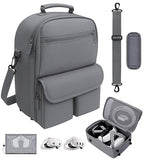 YRXVW Large Carrying Case for Meta Quest 3S/3/2, Compatible with BOBOVR & Kiwi Battery Head Straps, Waterproof & Drop-Resistant VR Travel Case for Accessories & Home Storage and Travel