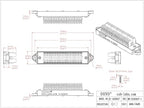 16Amp 300V 15x2 Position Terminal Block Distribution Module. OONO D-1658GP